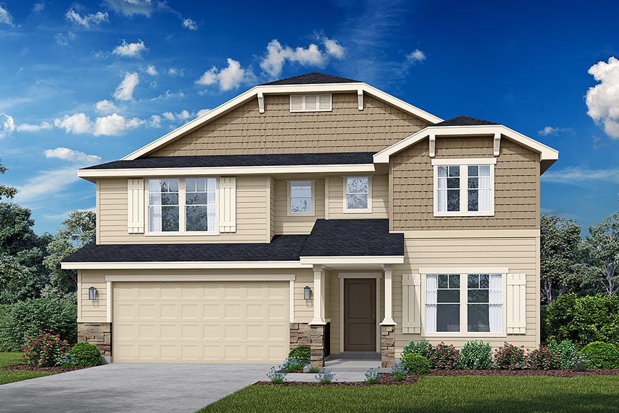 Yosemite 2Story Floor Plan New Home in Idaho Hubble Homes